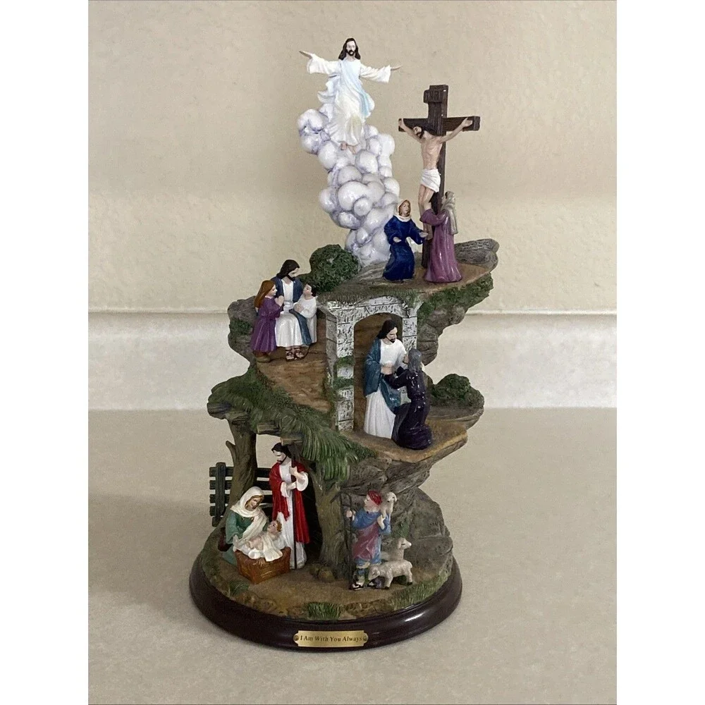 Bradford Exchange Thomas Kinkade Life of Christ sculpture 